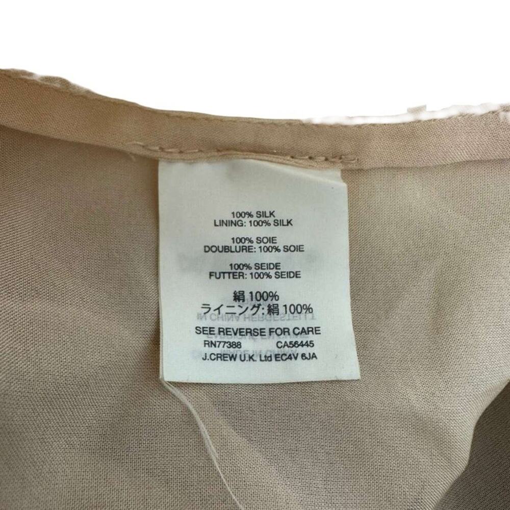 J Crew Collection Womens Pale Pink Off The Shoulder Crop Top Silk Lined sz 4 - Picture 4 of 16